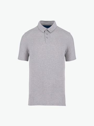 Native Spirit NS210 Polo - Recycled Oxford Grey Duurzame Polo Native Spirit