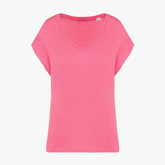 Native Spirit NS312 T-shirt - Candy Rose Duurzame T-Shirt Dames Native Spirit