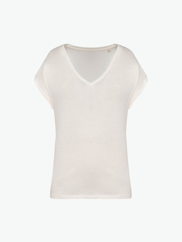 Native Spirit NS312 T-shirt - Ivory Duurzame T-Shirt Dames Native Spirit