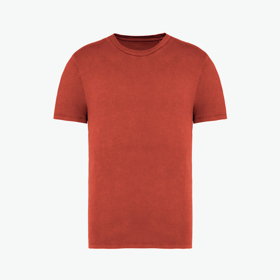 Native Spirit NS315 T-shirt - Washed Paprika Duurzame T-Shirt Native Spirit