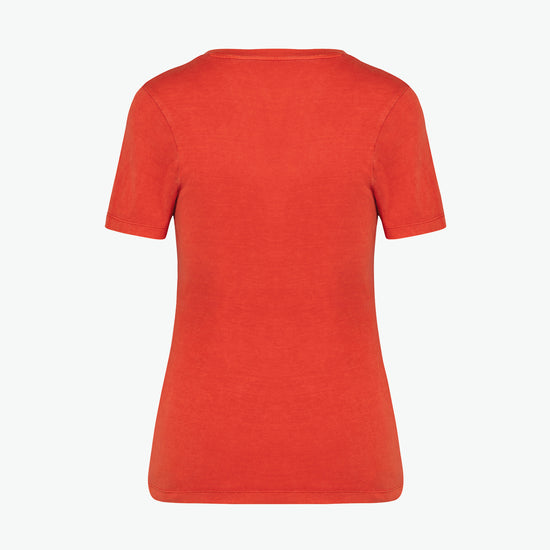 Native Spirit NS316 T-shirt - Washed Paprika Duurzame T-Shirt Dames Native Spirit