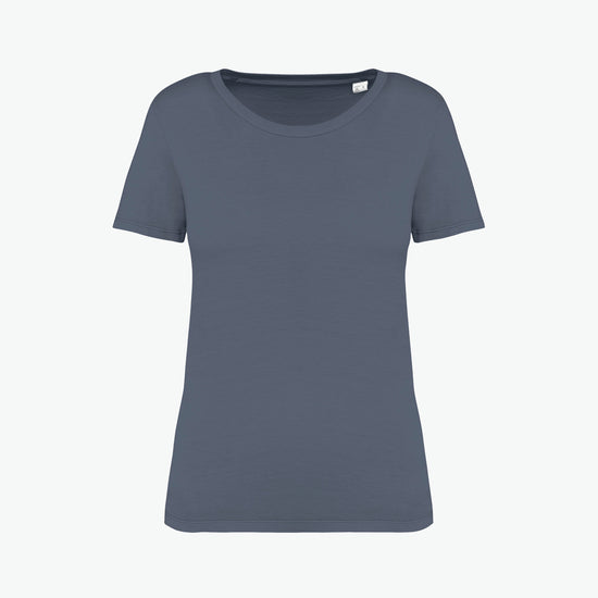 Native Spirit NS316 T-shirt - Washed Mineral Grey Duurzame T-Shirt Dames Native Spirit