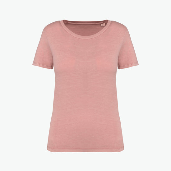 Native Spirit NS316 T-shirt - Washed Petal Rose Duurzame T-Shirt Dames Native Spirit
