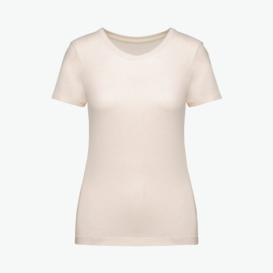 Native Spirit NS324 T-shirt - Raw Natural Duurzame T-Shirt Dames Native Spirit XS