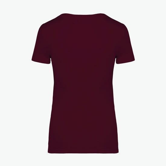 Native Spirit NS324 T-shirt - Dark Cherry Duurzame T-Shirt Dames Native Spirit