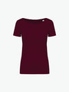 Native Spirit NS324 T-shirt - Dark Cherry Duurzame T-Shirt Dames Native Spirit