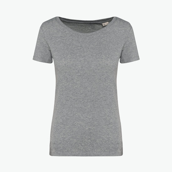 Native Spirit NS324 T-shirt - Moon Grey Heather Duurzame T-Shirt Dames Native Spirit