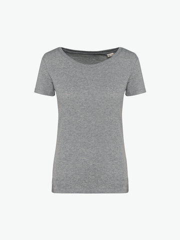 Native Spirit NS324 T-shirt - Moon Grey Heather Duurzame T-Shirt Dames Native Spirit