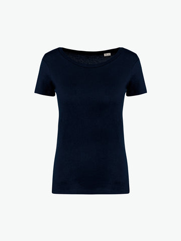 Native Spirit NS324 T-shirt - Navy Blue Duurzame T-Shirt Dames Native Spirit