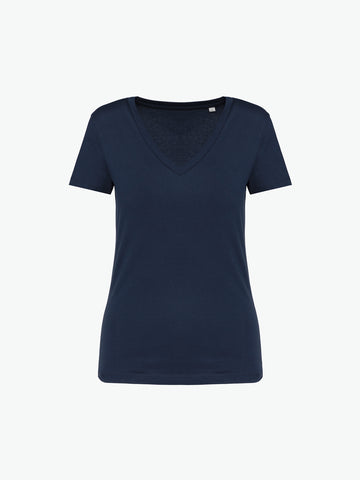 Native Spirit NS334 T-shirt - Navy Blue Duurzame T-Shirt Dames Native Spirit XS