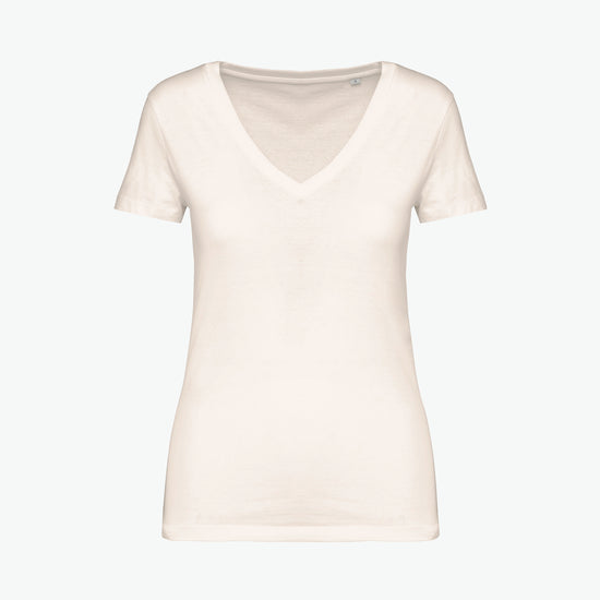 Native Spirit NS334 T-shirt - Ivory Duurzame T-Shirt Dames Native Spirit