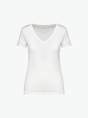 Native Spirit NS334 T-shirt - White Duurzame T-Shirt Dames Native Spirit