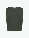 Native Spirit NS342 Cropped t-shirt - Washed Organic Khaki Duurzame T-Shirt Dames Native Spirit