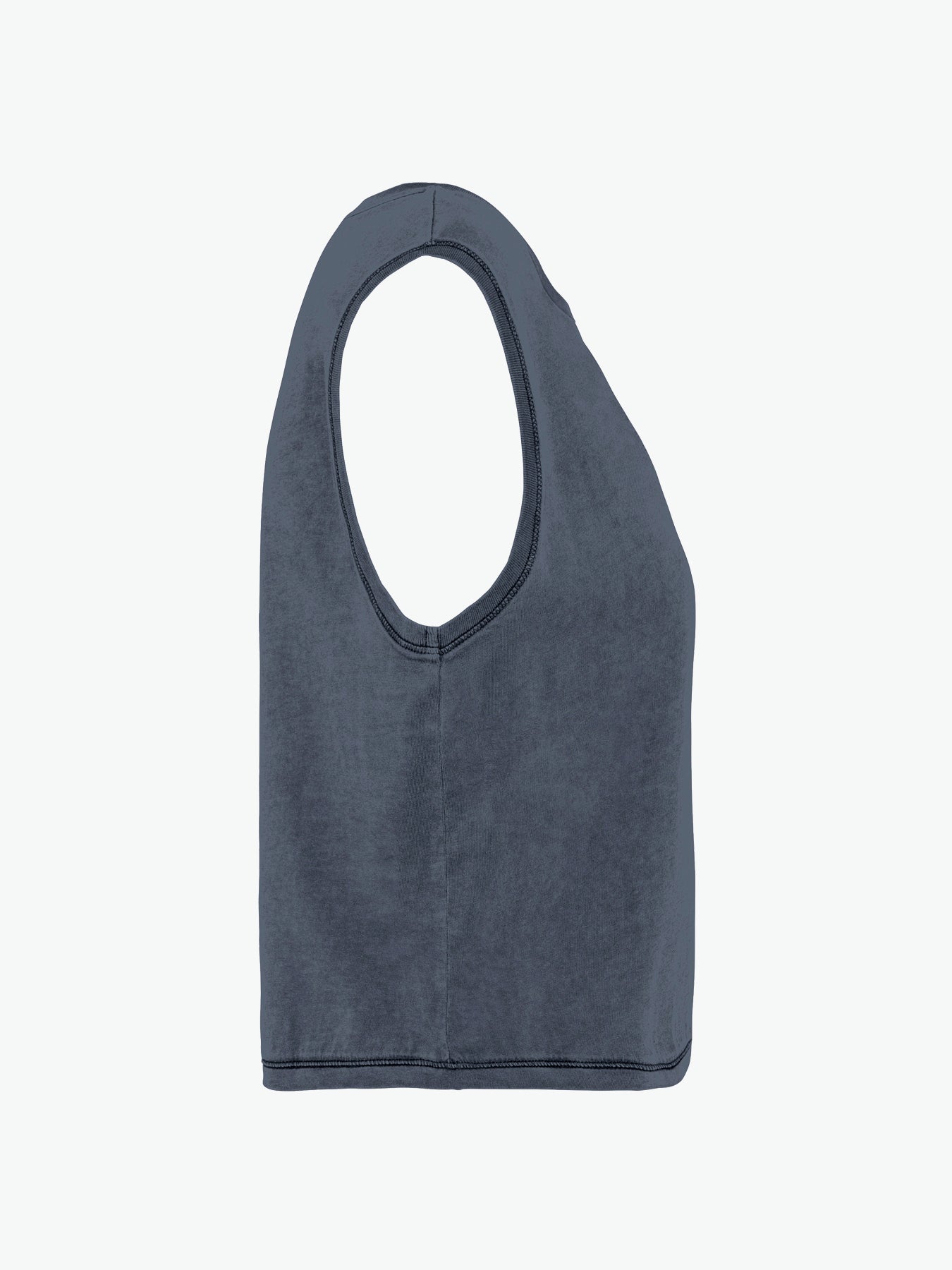 Native Spirit NS342 Cropped t-shirt - Washed Mineral Grey Duurzame T-Shirt Dames Native Spirit