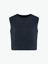 Native Spirit NS342 Cropped t-shirt - Washed Coal Grey Duurzame T-Shirt Dames Native Spirit XS