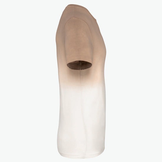 Native Spirit NS345 T-shirt - Dip Dye Wet Sand Duurzame T-Shirt Native Spirit