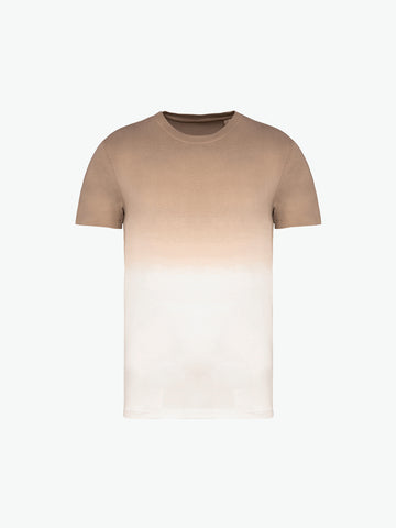 Native Spirit NS345 T-shirt - Dip Dye Wet Sand Duurzame T-Shirt Native Spirit