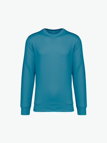 Native Spirit NS400 Sweater met ronde hals - Adriatic Blue Duurzame Sweater Native Spirit