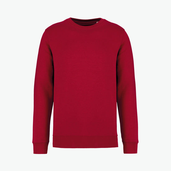 Native Spirit NS400 Sweater met ronde hals - Hibiscus Red Duurzame Sweater Native Spirit