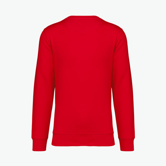 Native Spirit NS400 Sweater met ronde hals - Poppy Red Duurzame Sweater Native Spirit