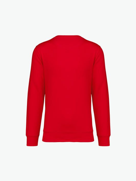 Native Spirit NS400 Sweater met ronde hals - Poppy Red Duurzame Sweater Native Spirit
