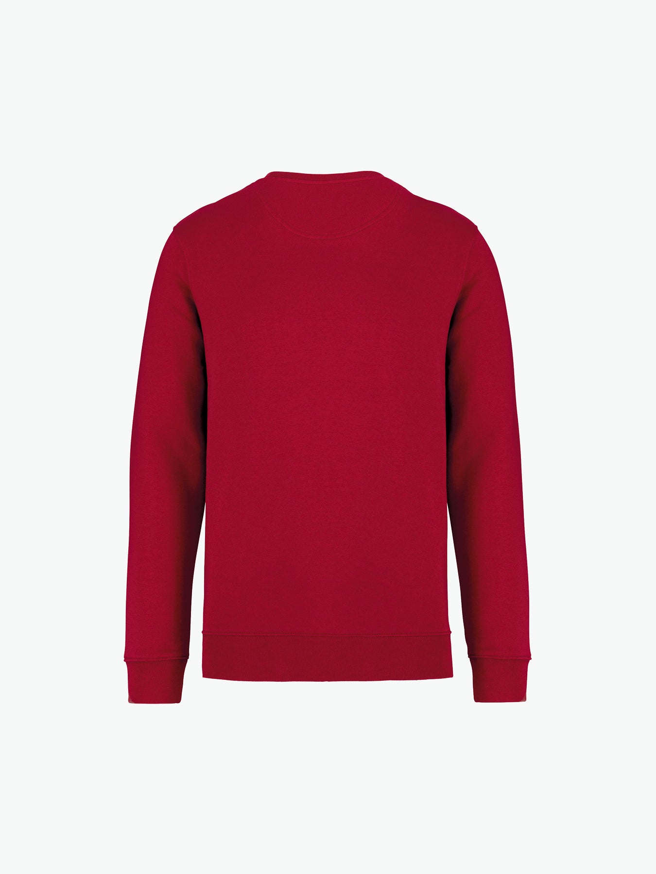 Native Spirit NS400 Sweater met ronde hals - Hibiscus Red Duurzame Sweater Native Spirit
