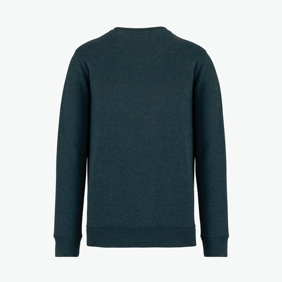 Native Spirit NS400 Sweater met ronde hals - Amazon Green Heather Duurzame Sweater Native Spirit