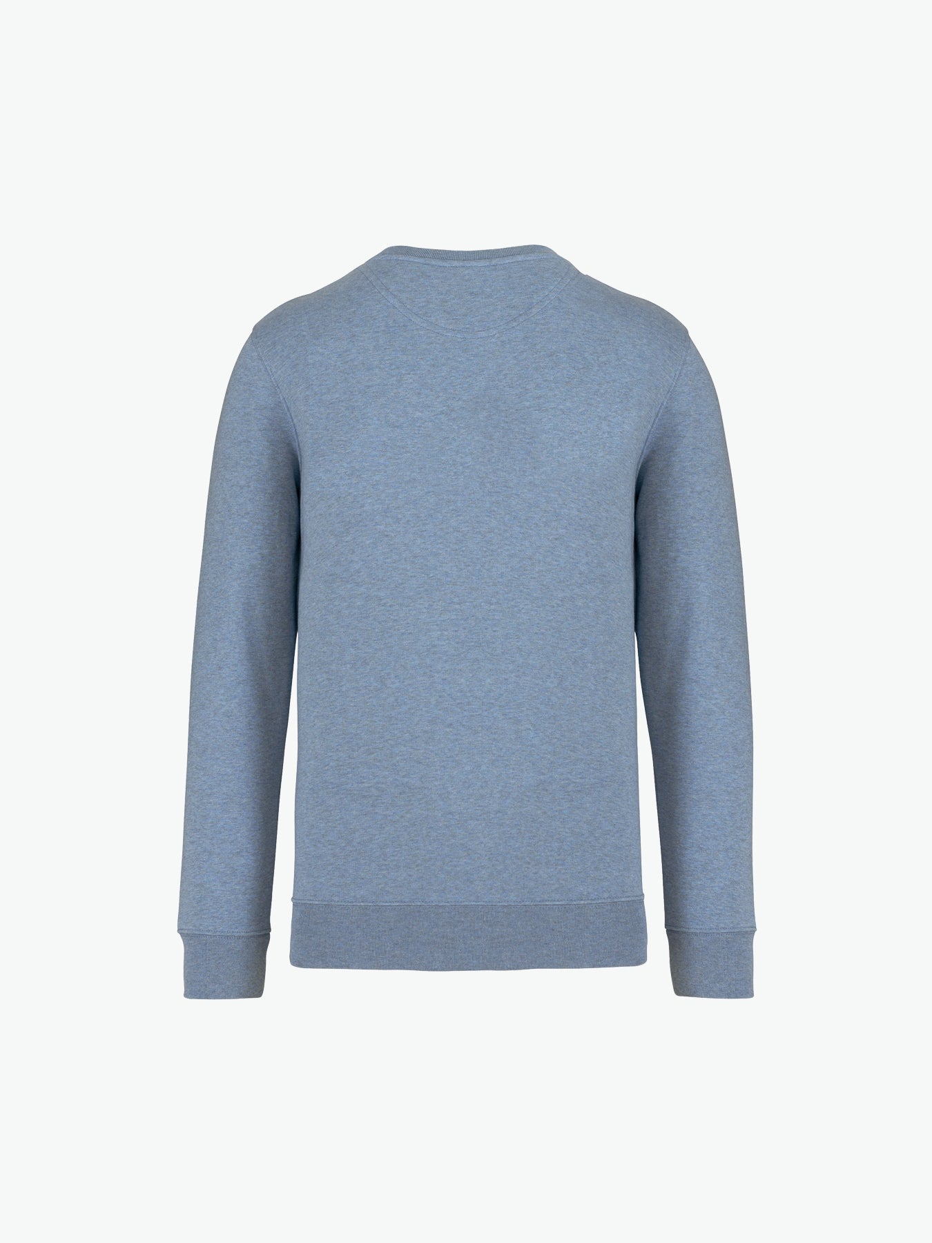 Native Spirit NS400 Sweater met ronde hals - Cool Blue Heather Duurzame Sweater Native Spirit