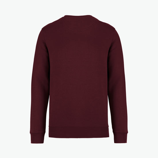 Native Spirit NS400 Sweater met ronde hals - Dark Cherry Duurzame Sweater Native Spirit