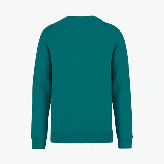Native Spirit NS400 Sweater met ronde hals - Gemstone Green Duurzame Sweater Native Spirit
