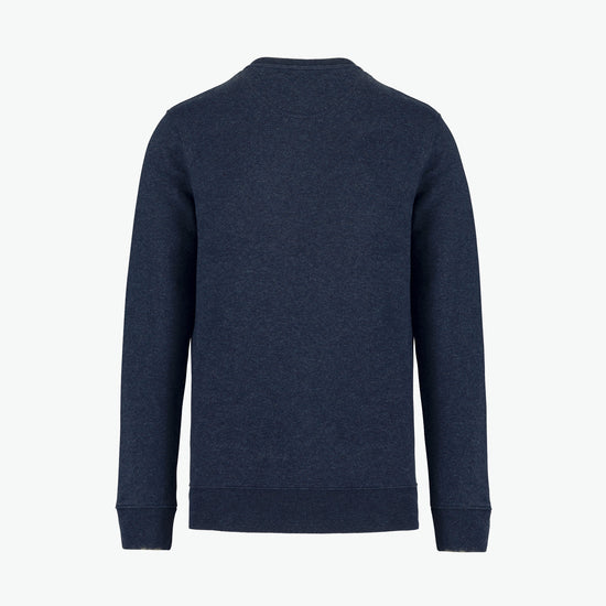 Native Spirit NS400 Sweater met ronde hals - Navy Blue Heather Duurzame Sweater Native Spirit