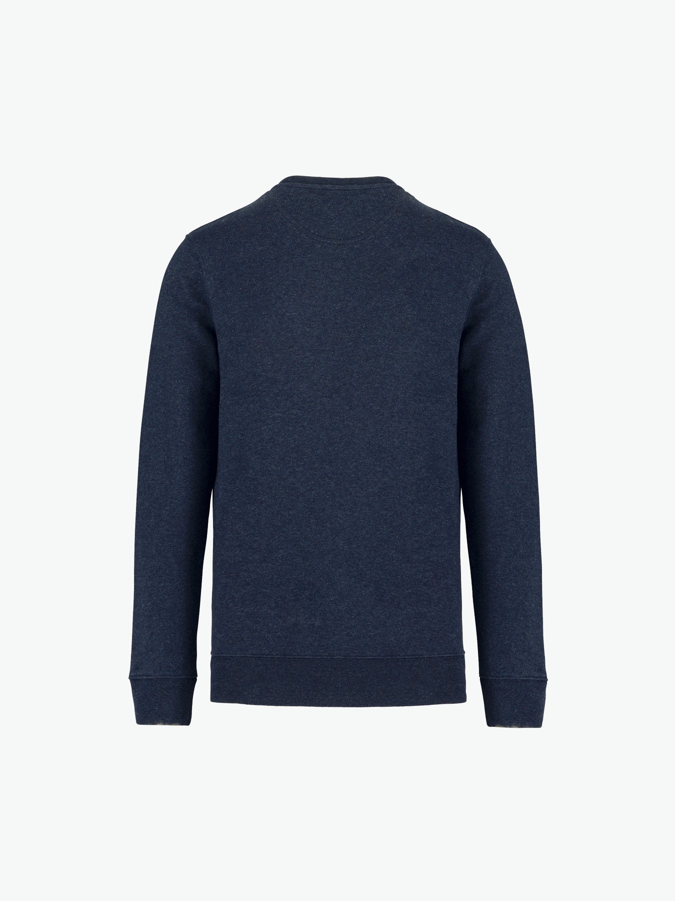 Native Spirit NS400 Sweater met ronde hals - Navy Blue Heather Duurzame Sweater Native Spirit