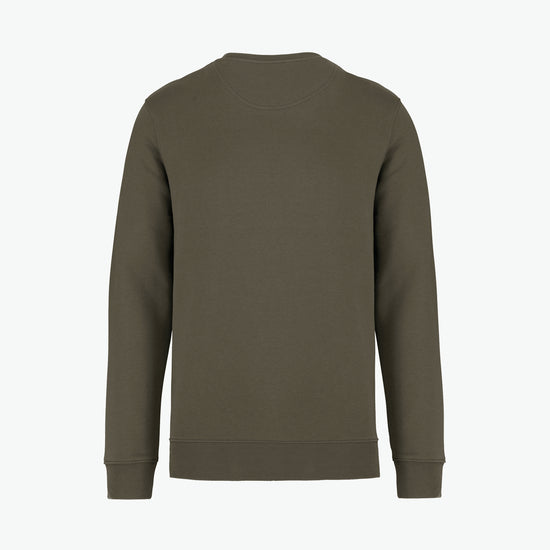 Native Spirit NS400 Sweater met ronde hals - Organic Khaki Duurzame Sweater Native Spirit