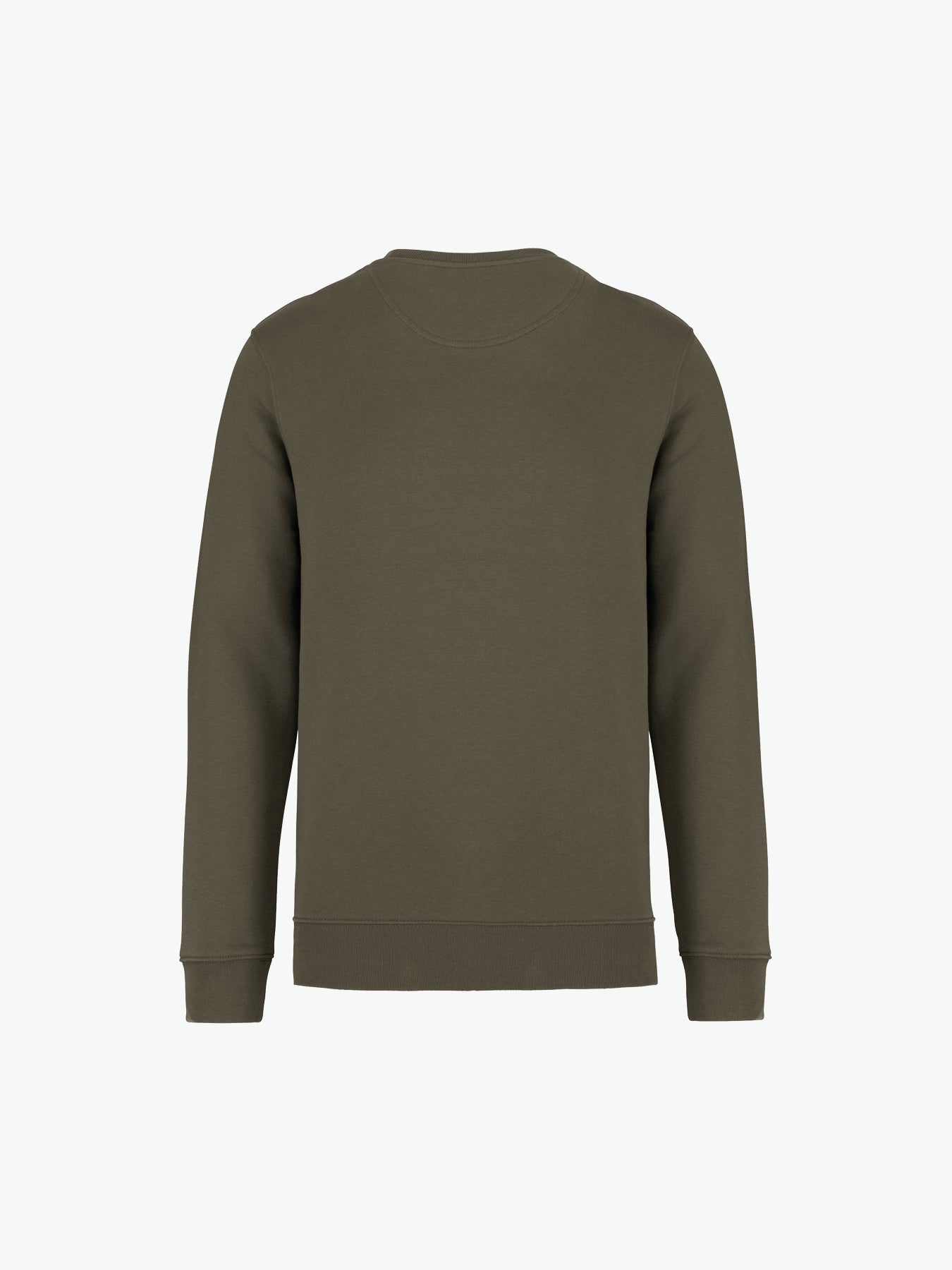 Native Spirit NS400 Sweater met ronde hals - Organic Khaki Duurzame Sweater Native Spirit