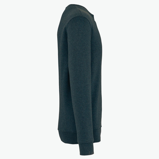 Native Spirit NS400 Sweater met ronde hals - Amazon Green Heather Duurzame Sweater Native Spirit