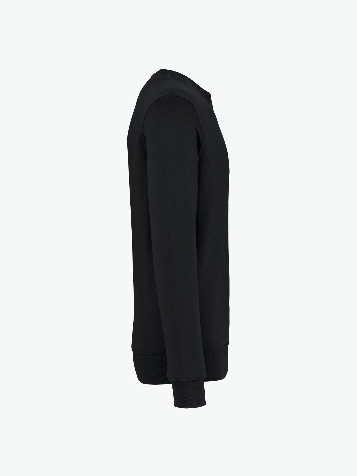 Native Spirit NS400 Sweater met ronde hals - Black Duurzame Sweater Native Spirit
