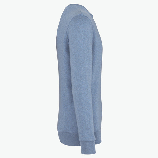 Native Spirit NS400 Sweater met ronde hals - Cool Blue Heather Duurzame Sweater Native Spirit