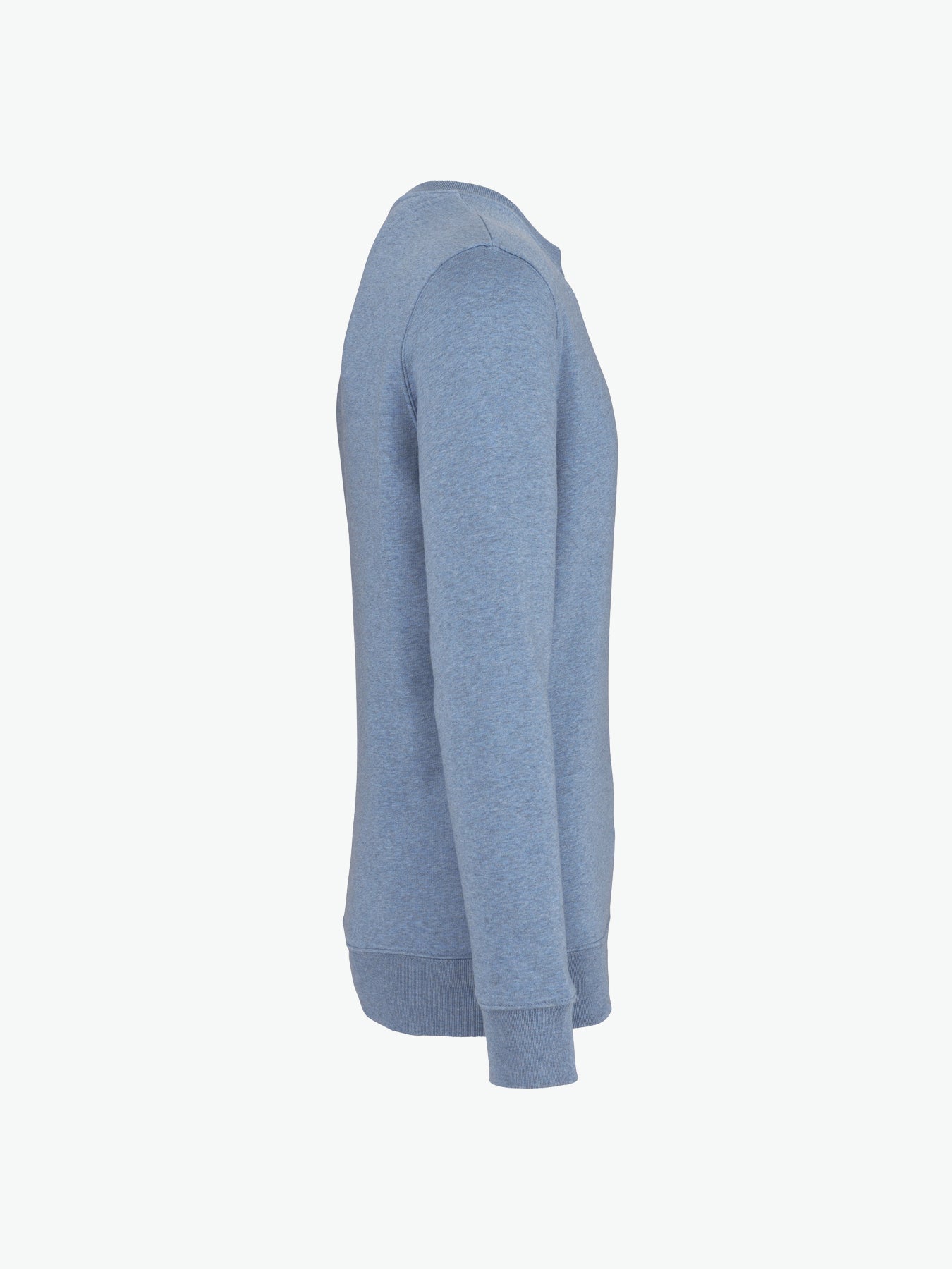 Native Spirit NS400 Sweater met ronde hals - Cool Blue Heather Duurzame Sweater Native Spirit