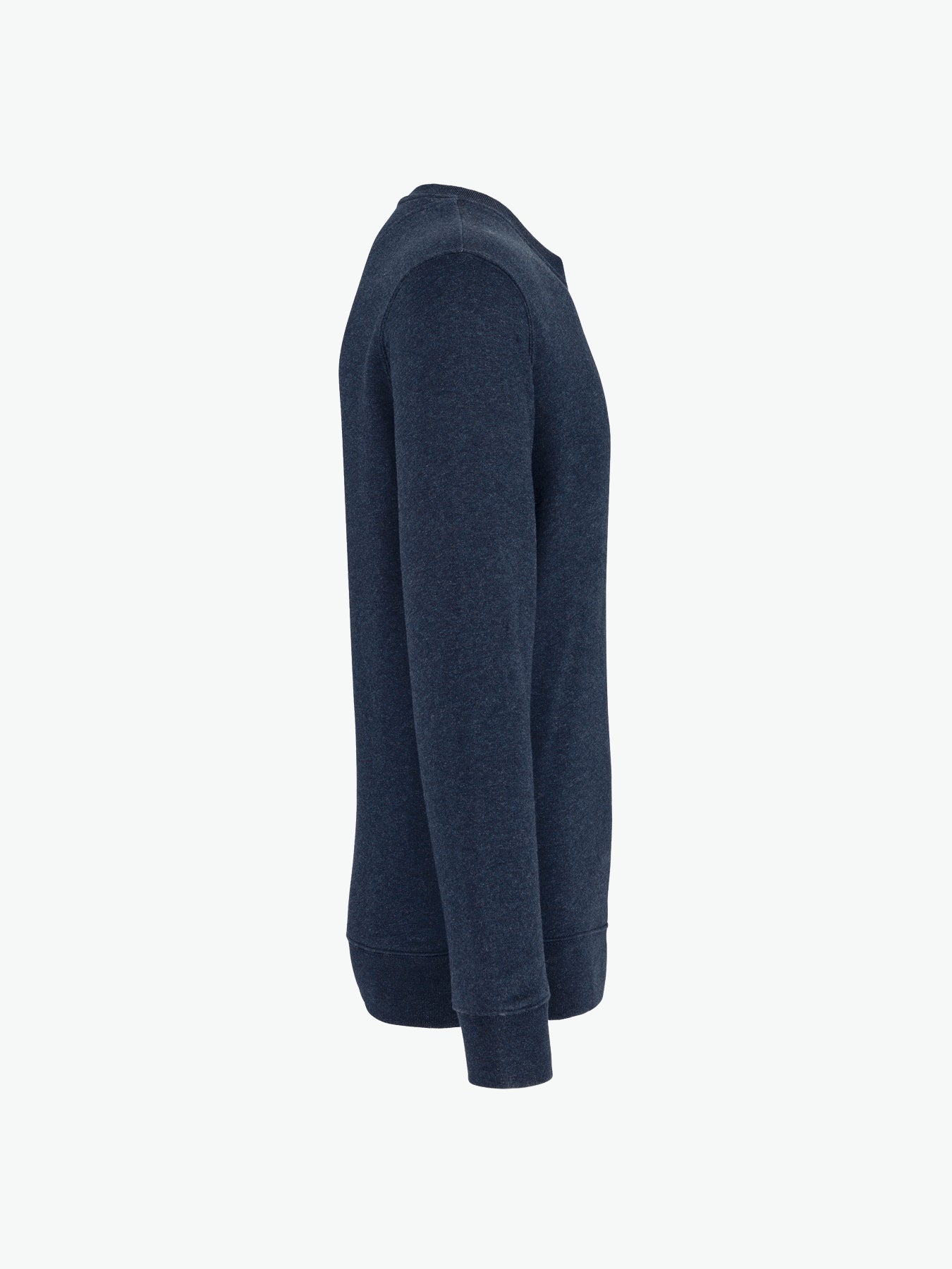 Native Spirit NS400 Sweater met ronde hals - Navy Blue Heather Duurzame Sweater Native Spirit