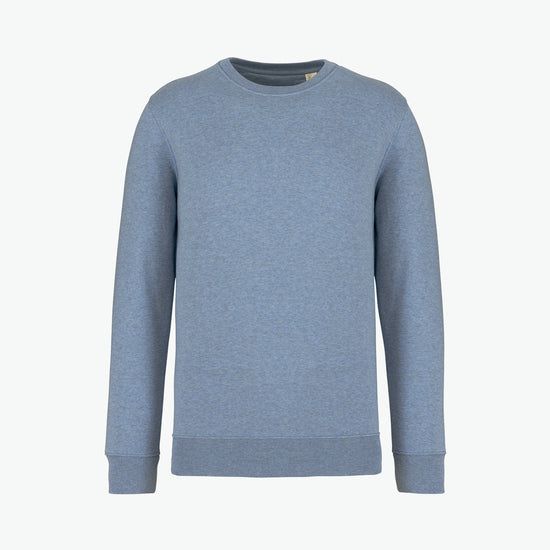 Native Spirit NS400 Sweater met ronde hals - Cool Blue Heather Duurzame Sweater Native Spirit XXS