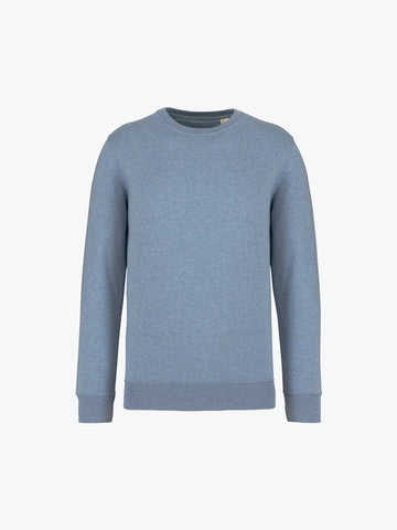Native Spirit NS400 Sweater met ronde hals - Cool Blue Heather Duurzame Sweater Native Spirit XXS