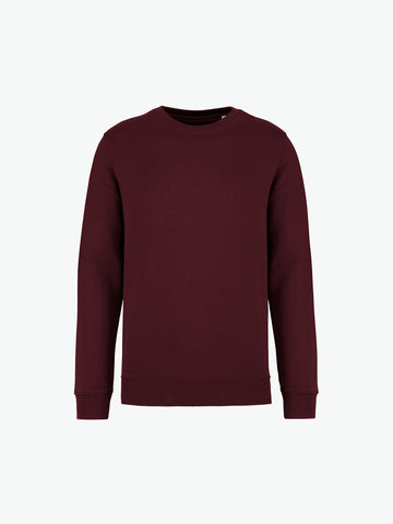 Native Spirit NS400 Sweater met ronde hals - Dark Cherry Duurzame Sweater Native Spirit XXS