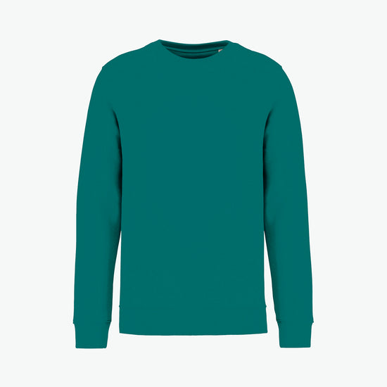 Native Spirit NS400 Sweater met ronde hals - Gemstone Green Duurzame Sweater Native Spirit
