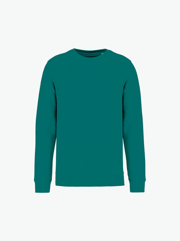 Native Spirit NS400 Sweater met ronde hals - Gemstone Green Duurzame Sweater Native Spirit
