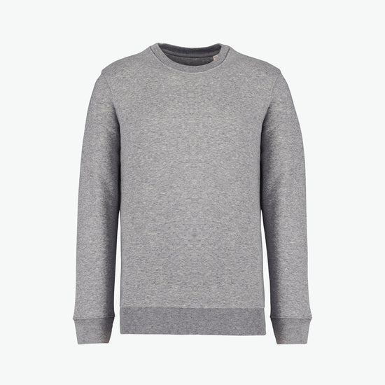 Native Spirit NS400 Sweater met ronde hals - Moon Grey Heather Duurzame Sweater Native Spirit XXS