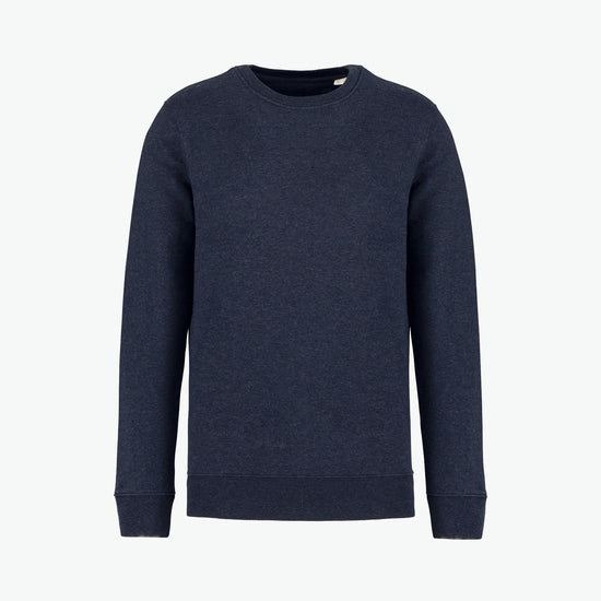 Native Spirit NS400 Sweater met ronde hals - Navy Blue Heather Duurzame Sweater Native Spirit XXS