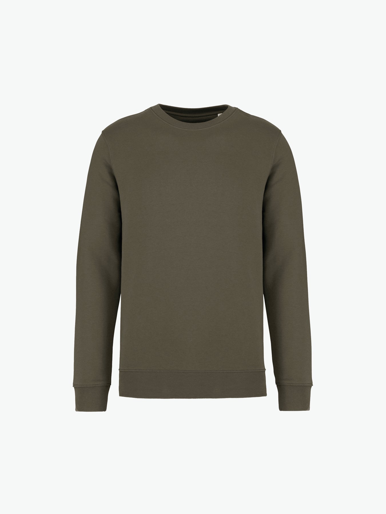Native Spirit NS400 Sweater met ronde hals - Organic Khaki Duurzame Sweater Native Spirit XXS