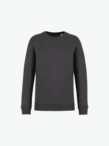Native Spirit NS400 Sweater met ronde hals - Volcano Grey Heather Duurzame Sweater Native Spirit XXS