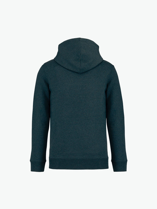 Native Spirit NS401 Hooded sweatshirt - Amazon Green Heather Duurzame Hoodie Native Spirit