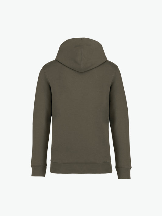 Native Spirit NS401 Hooded sweatshirt - Organic Khaki Duurzame Hoodie Native Spirit